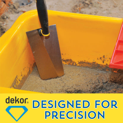DEKOR Torino Style Plaster and Brick Trowel - 9" - Spring Steel