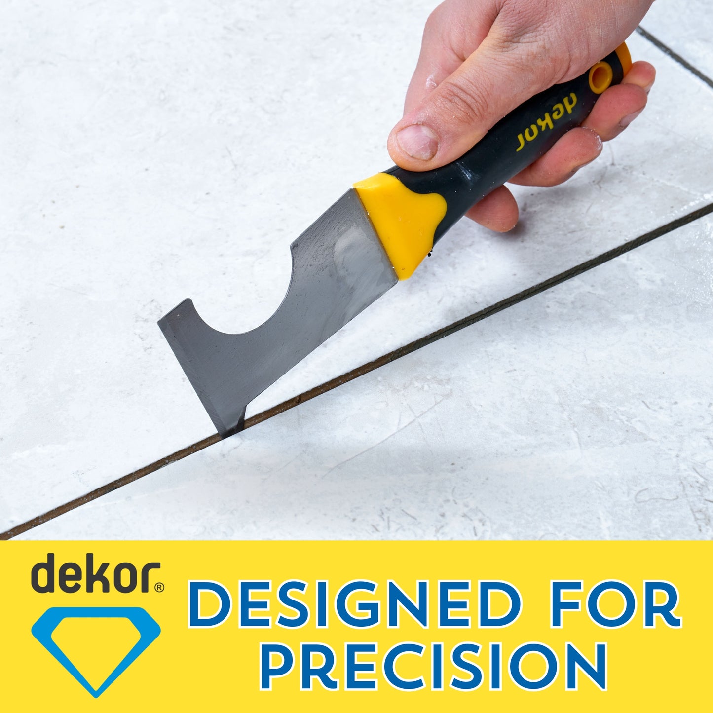 DEKOR Painters Tool - 2.56" - German Stainless Steel - Soft Grip