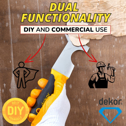 DEKOR Painters Tool - 2.56" - German Stainless Steel - Soft Grip
